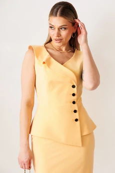 Костюм с юбкой 26-2977 абрикос Мода-Юрс