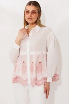 Блузка 26-2979 молочный Мода-Юрс