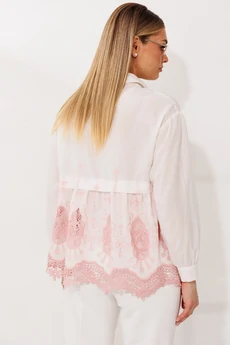 Блузка 26-2979 молочный Мода-Юрс