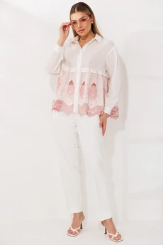 Блузка 26-2979 молочный Мода-Юрс