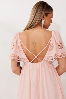 Платье 26-2980 пудра Мода-Юрс