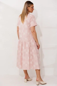 Платье 26-2980 пудра Мода-Юрс