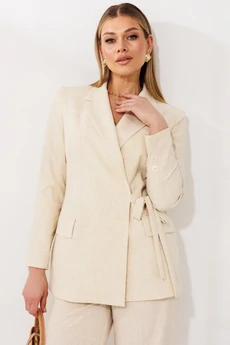 Костюм брючный 26-2669 ваниль Мода-Юрс