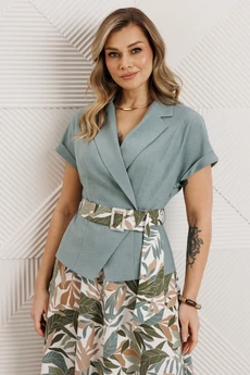 Костюм с юбкой 26-2641 ментол Мода-Юрс