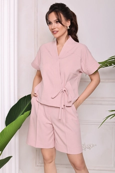 Костюм с шортами 2684 розовый Мода-Юрс