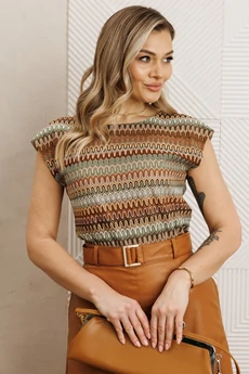 Костюм с юбкой 26-2850 рыжий Мода-Юрс