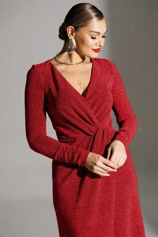 Платье 2879 красный Мода-Юрс