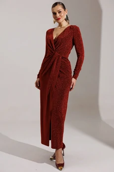 Платье 25-2879 красный Мода-Юрс