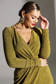 Платье 2879 золото Мода-Юрс