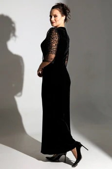 Платье 25-2884 черный Мода-Юрс