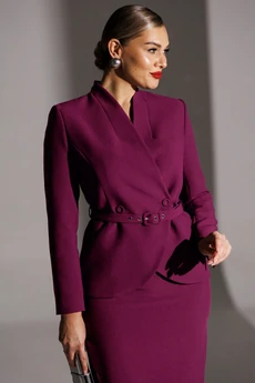 Костюм с юбкой  25-2940 ежевика Мода-Юрс