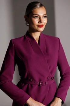 Костюм с юбкой  25-2940 ежевика Мода-Юрс