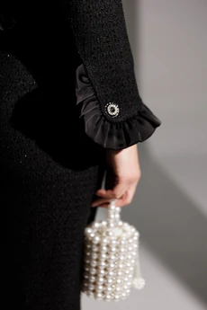 Костюм с юбкой 25-2941 черный Мода-Юрс