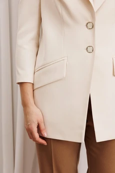 Жакет 25-2951 молочный Мода-Юрс