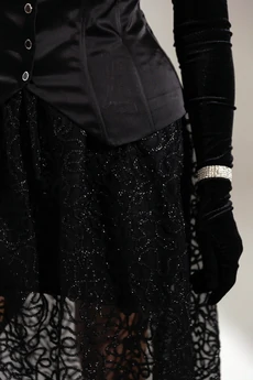 Юбка 25-2954 черный Мода-Юрс