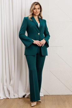 Костюм брючный 26-2960 темная бирюза Мода-Юрс