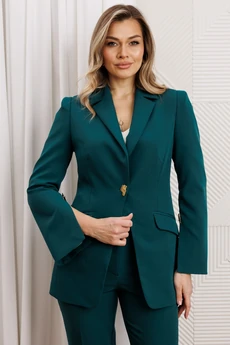 Костюм брючный 26-2960 темная бирюза Мода-Юрс