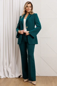 Костюм брючный 26-2960 темная бирюза Мода-Юрс