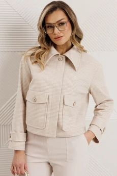 Костюм брючный 26-2964 светлый беж Мода-Юрс