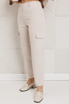 Костюм брючный 26-2964 светлый беж Мода-Юрс