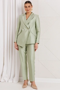 Костюм брючный 26-2970 ментол Мода-Юрс
