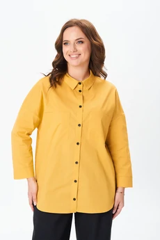 Рубашка 752-5 горчица Modema
