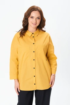 Рубашка 752-5 горчица Modema