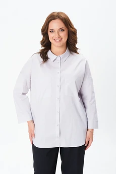 Рубашка 752-5 светлая лаванда Modema