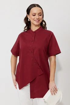 Костюм брючный 157 вино+молоко Мублиз