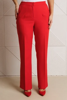 Костюм брючный 242 красный Мублиз