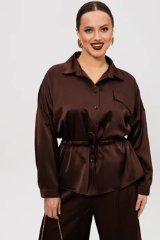 Костюм брючный 255 шоколадный Мублиз