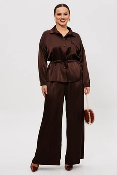 Костюм брючный 255 шоколадный Мублиз