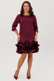 Платье 291 бордо Мублиз