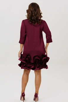 Платье 291 бордо Мублиз