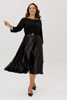 Платье 295 черный Мублиз