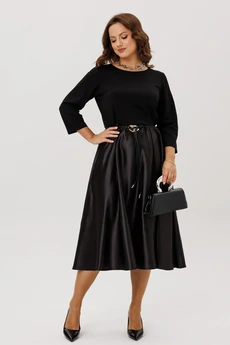 Платье 295 черный Мублиз