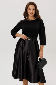 Платье 295 черный Мублиз