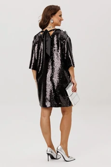 Платье 297 черный Мублиз