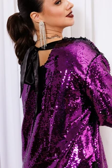 Платье 297 фиолетовый Мублиз