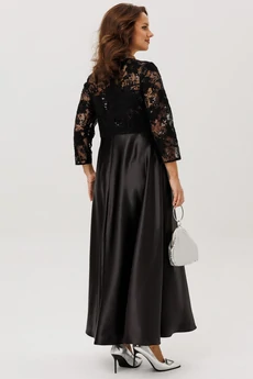 Платье 301 черный Мублиз