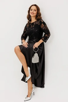 Платье 301 черный Мублиз