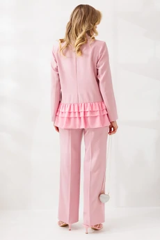 Костюм брючный 311 пудра Мублиз