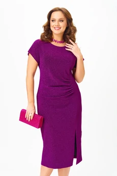 Платье 312 фиолетовый Мублиз