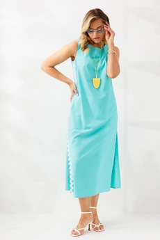 Сарафан 321 голубой Мублиз