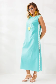 Сарафан 321 голубой Мублиз
