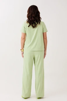 Костюм брючный 323 фисташка Мублиз