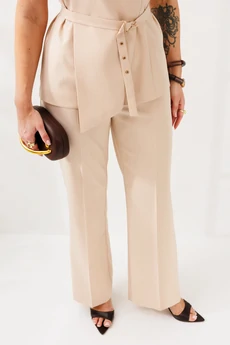 Костюм брючный 326 бежевый Мублиз