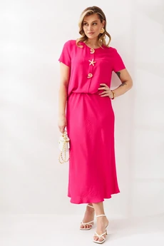 Костюм с юбкой 333 фуксия Мублиз