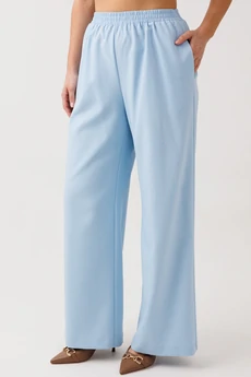 Костюм брючный 336 голубой Мублиз