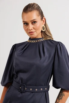 Платье 344 графит Мублиз